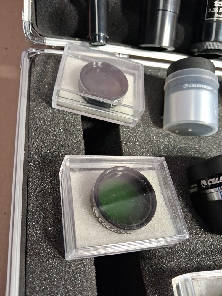CELESTRON Telescope 1.25" Eyepiece & Filter Accessory Kit With Case 18pc Total