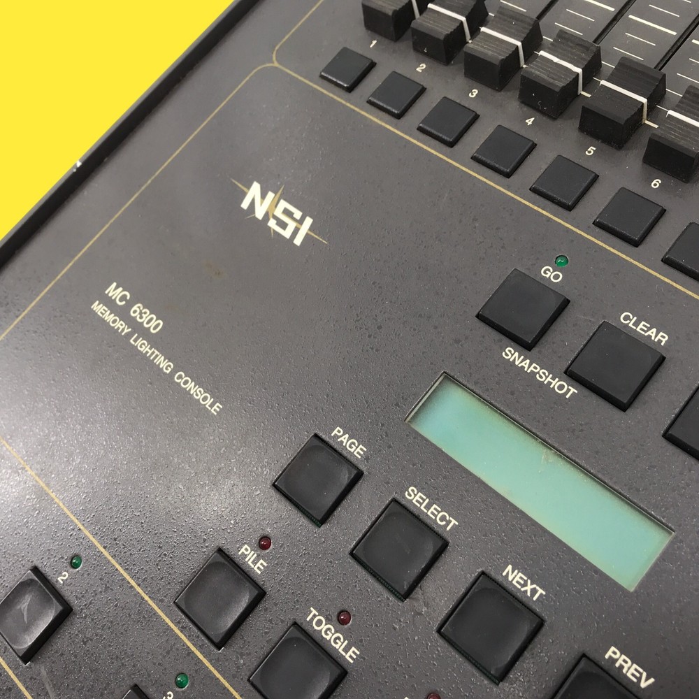 FOR PARTS NSI MC6300 Memory Lighting Console Stage Controller #1085 z36b14