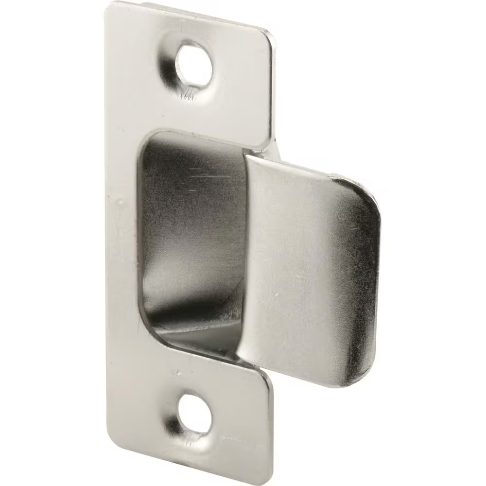 Chrome Adjustable Door Strike Plated (2-Piece)