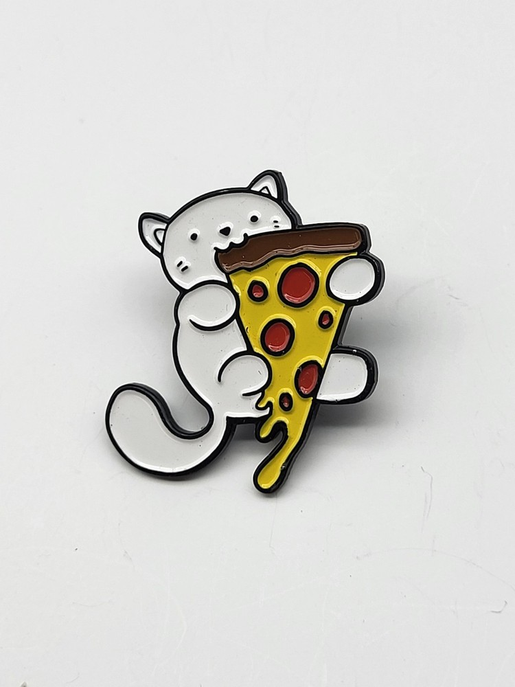 Fun Enamel Pizza Cat pin lapel hat backpack pin