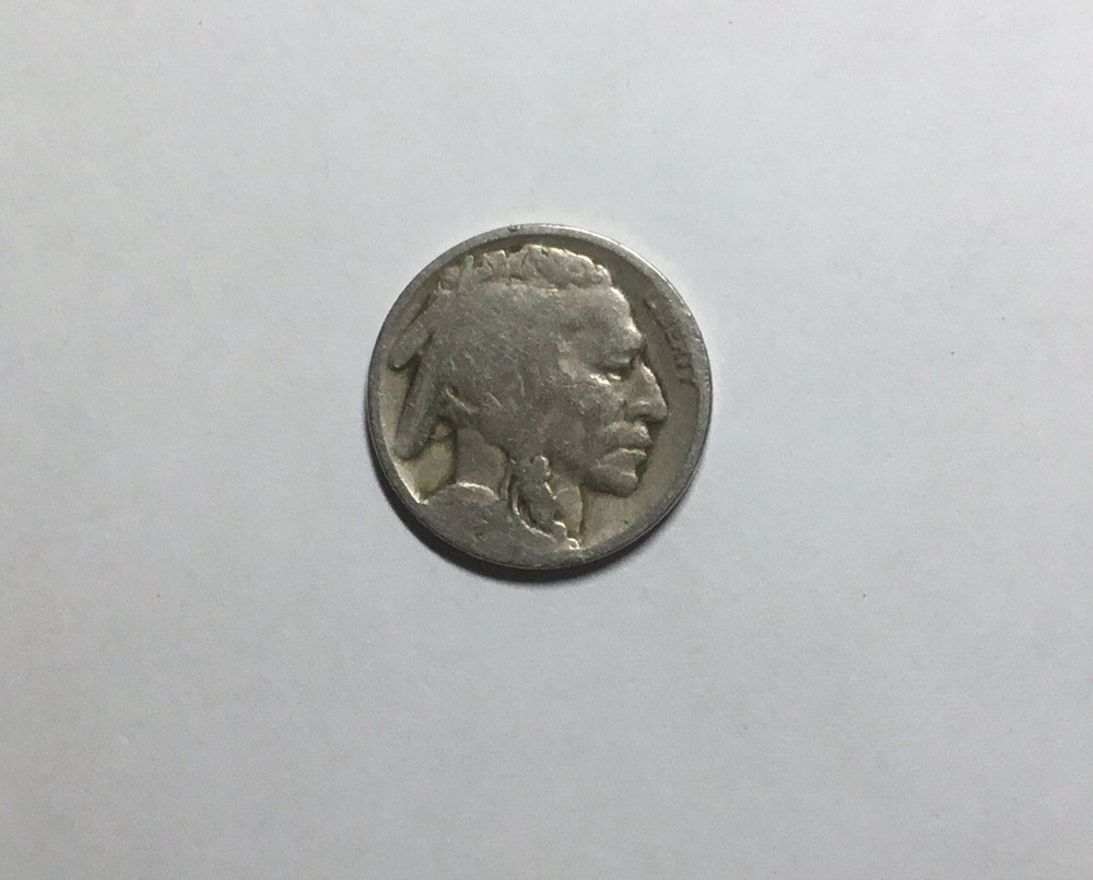 1925 p buffalo nickel   B-17