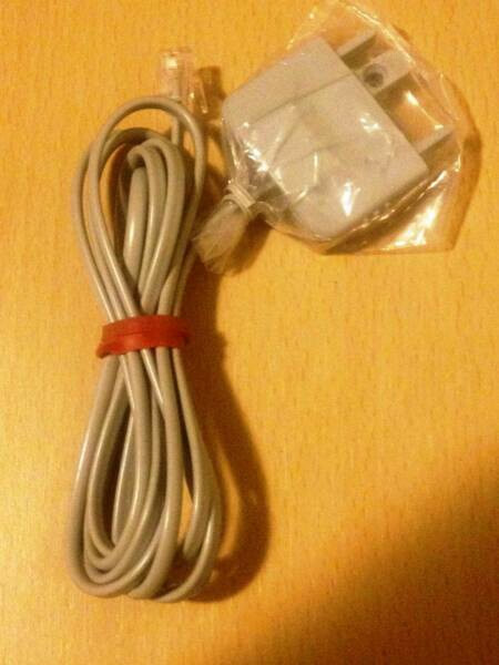 EC. Generic branded RJ11 Telephone/Fax Cable with (Analog socket) - (USED)