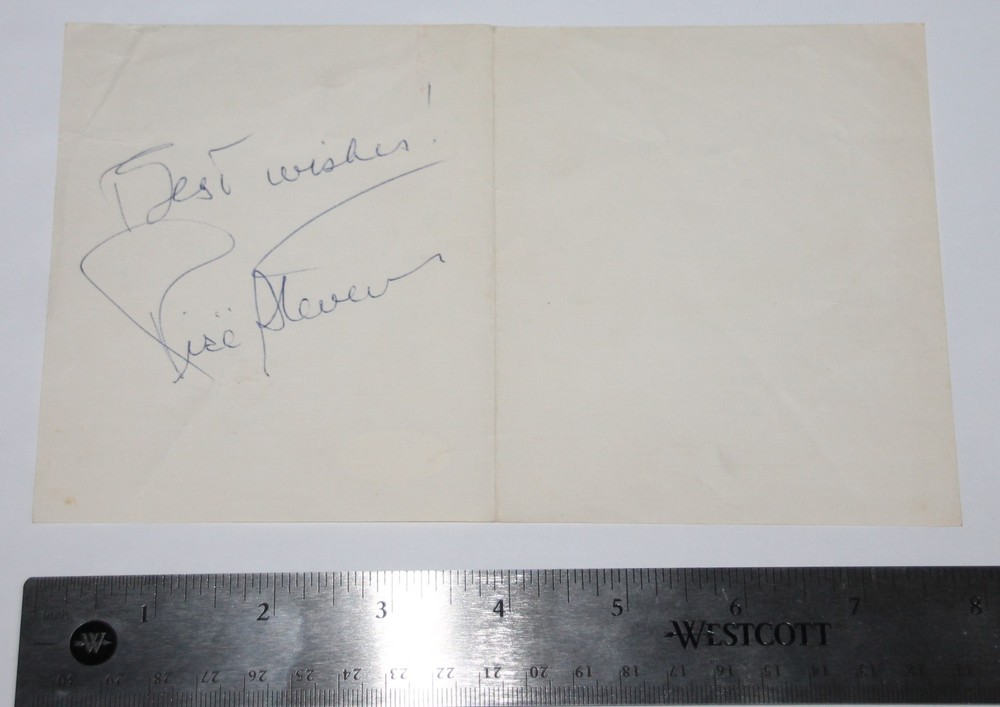SIGNED RISE STEVENS CUT AUTO AUTOGRAPH JSA COA AUTOGRAPHED Metropolitan Opera