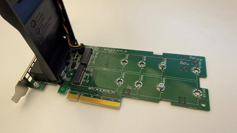 DELL SSD M.2 PCIE 2X SOLID STATE STORAGE ADAPTER CARD 023PX6