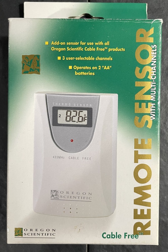Oregon Scientific Cable THR138 Free Remote Sensor with MultiChannels NOS