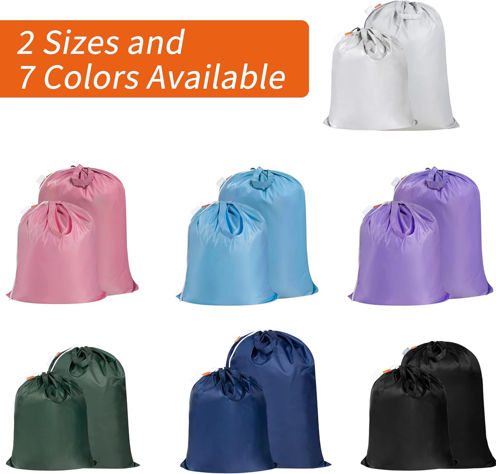 Polecasa Extra Heavy Duty Large Laundry Bag with Sturdy Handles and Drawstring C