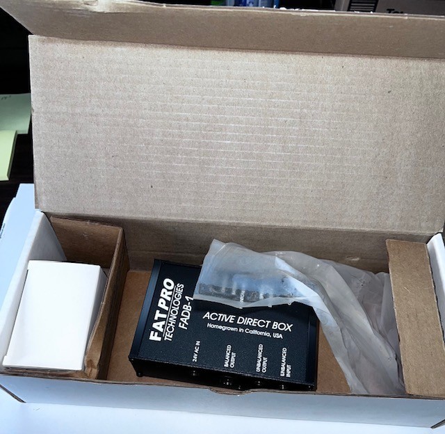 FatPro Tech FADB-1 Single Channel Active DIrect Box