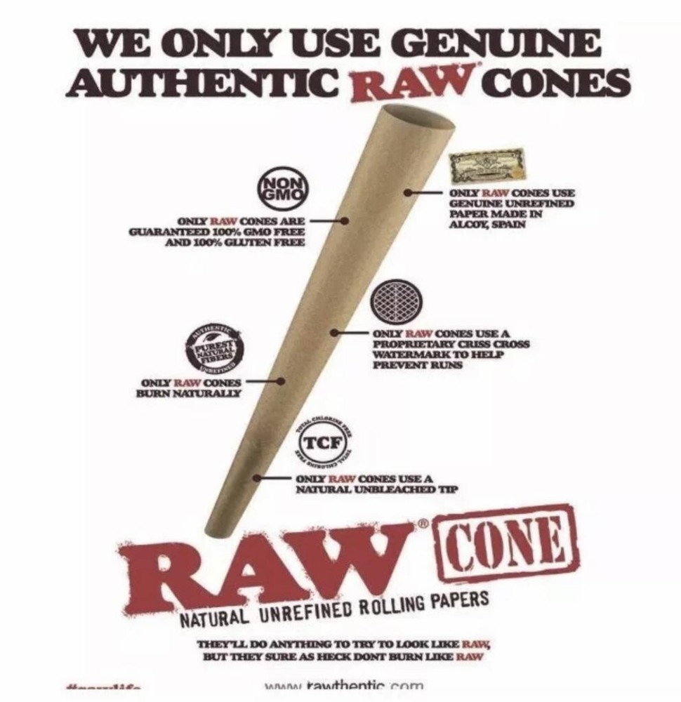 RAW cone Classic King Size Cone (100 pack)+cone maker roller filler device