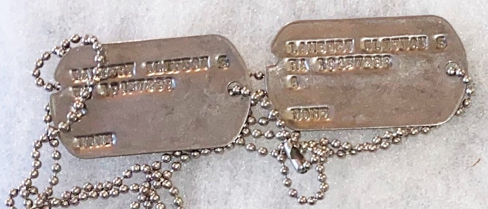 Clifton Lambert  Dog Tag Set