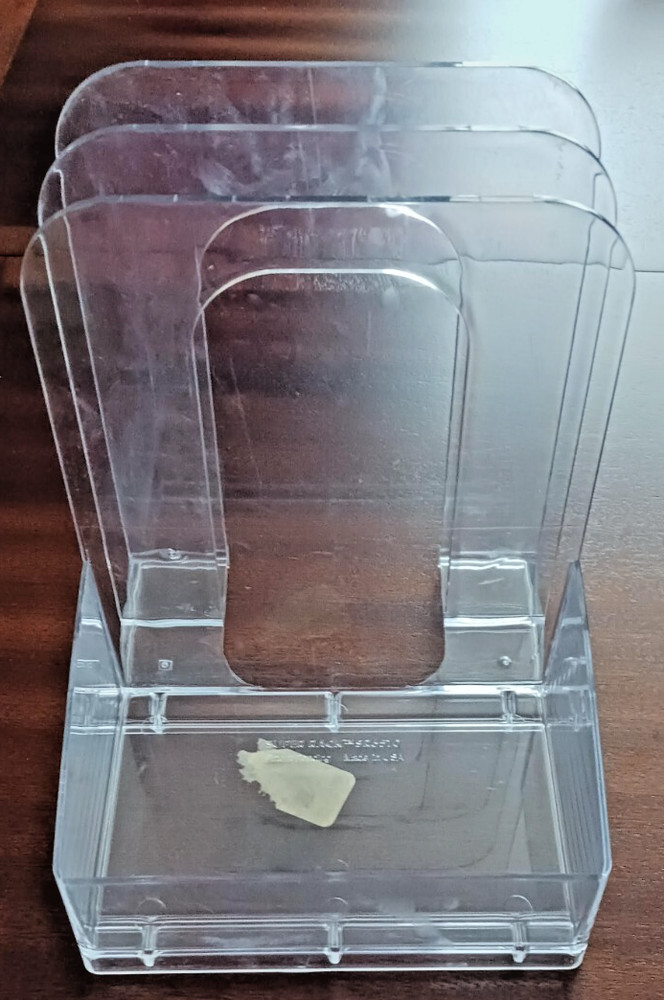 Small Acrylic Holder, Desktop Organization and File Holder
