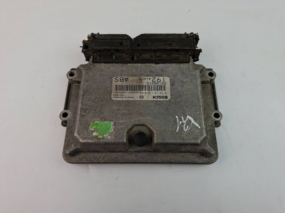 Fiat Stilo 2002 Engine Control Unit ECU 55188215 1 kW GENUINE BVV3685