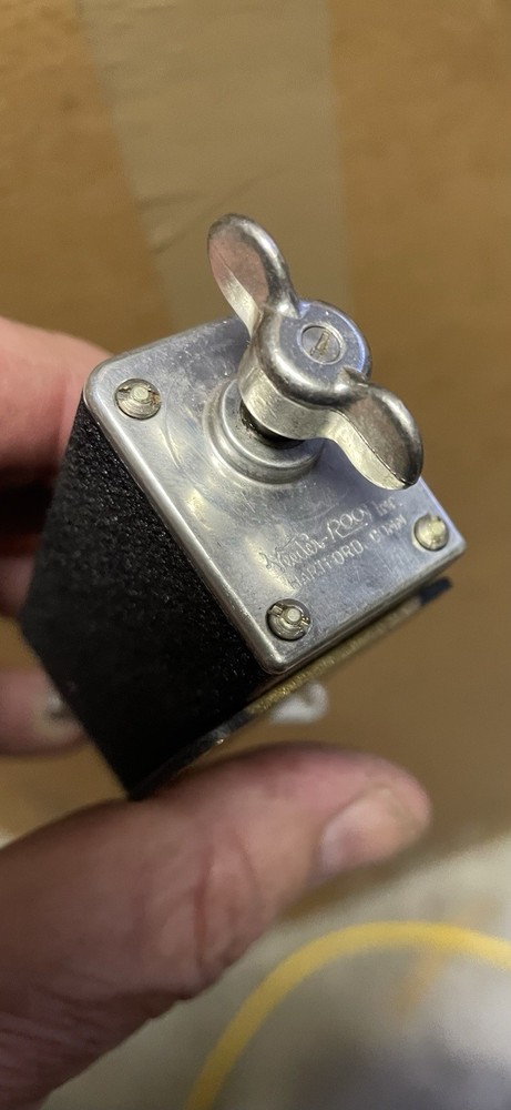 VEEDER ROOT 5 DIGIT MECHANICAL COUNTER WITH WINGNUT **VERY CLEAN WORKS!