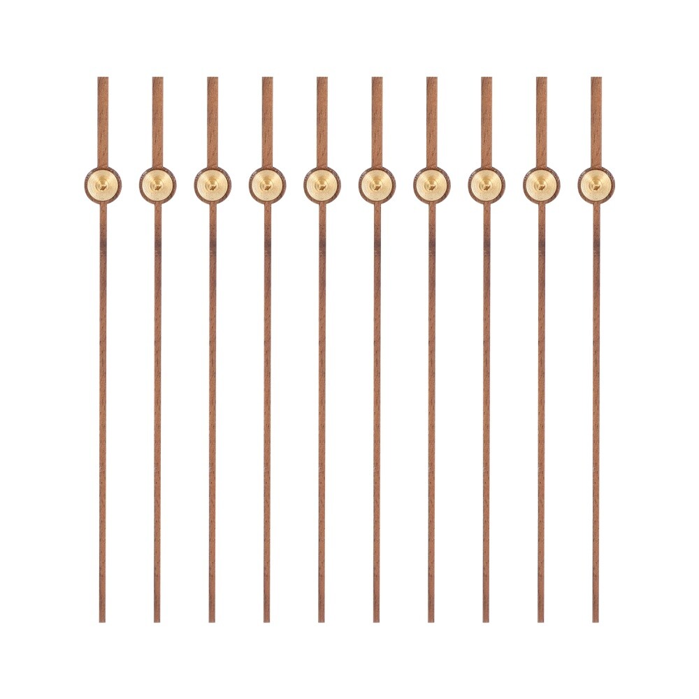 10Pcs Clock Second Hands Wooden Second Hands Replacement Clock Movement