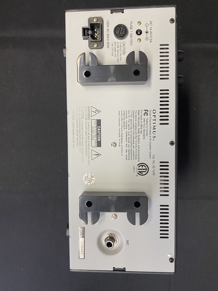 OPTIMUS WIRELESS FM PA SYSTEM. 