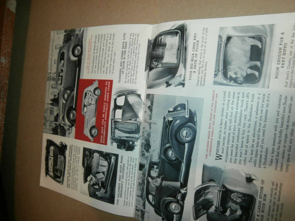 Vintage 1936 Studebaker Car Brochure