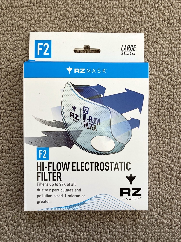 RZ Masks F2, F3 Multi-Purpose Replacement Active Carbon Filter Large & Medium