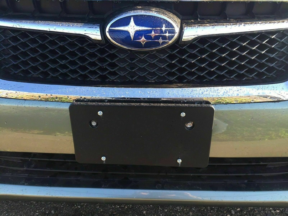 Bumper Rectangular Holes License Plate Kit Bracket for SUBARU Forester 2009-2013