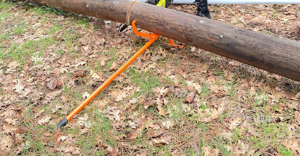 Adjustable Timberjack Log Jack 50.9" - Ergonomic, Durable & Rust-Resistant
