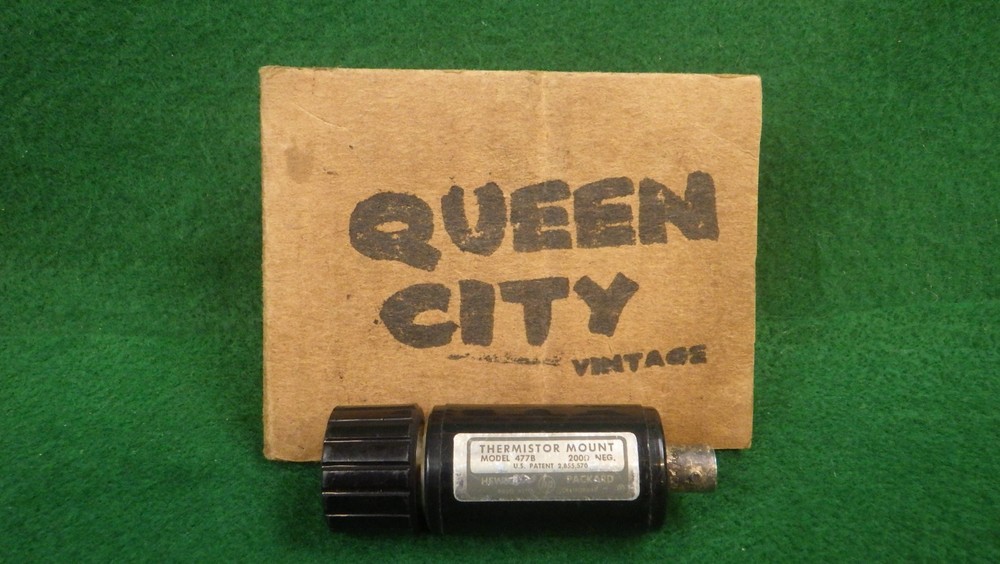 Vintage Electronics Hewlett Packard Thermistor Mount 477B 200 Ohm Negative #2