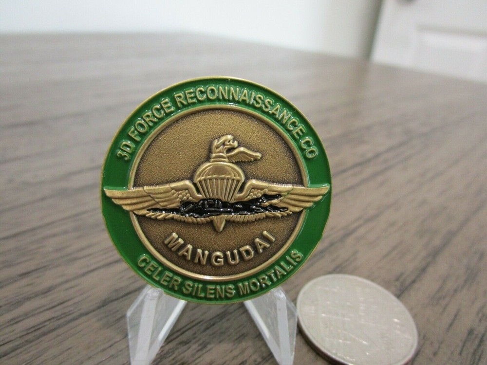 USMC 3D Force Reconnaissance Co Challenge Coin