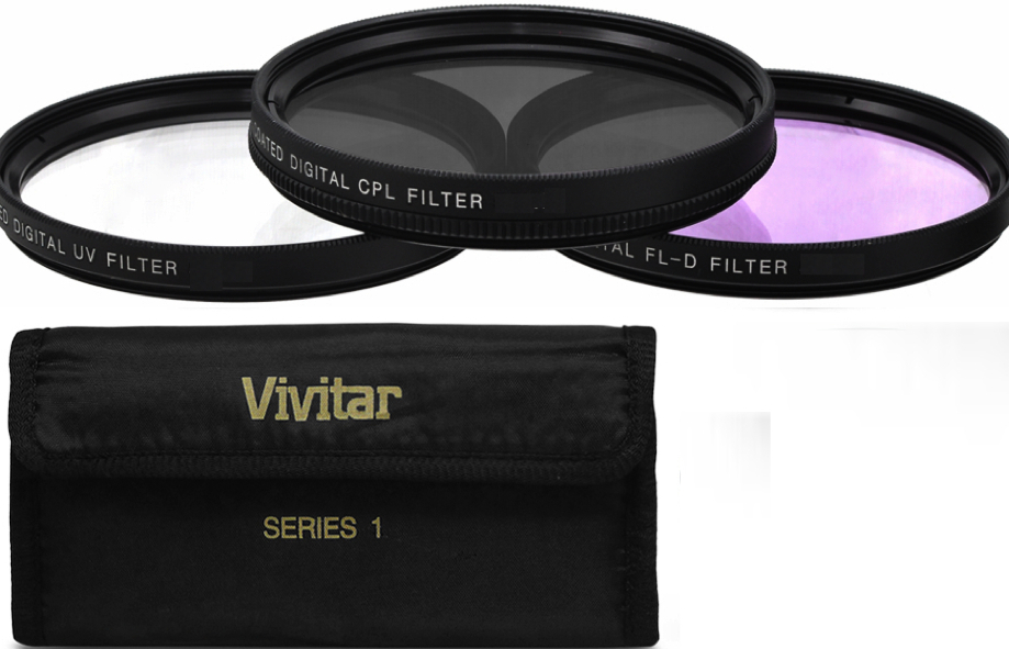 40.5mm 3 FILTER KIT+LENS HOOD + LENS CAP + FLASH DIFFUSER FOR SONY ALPHA A6000
