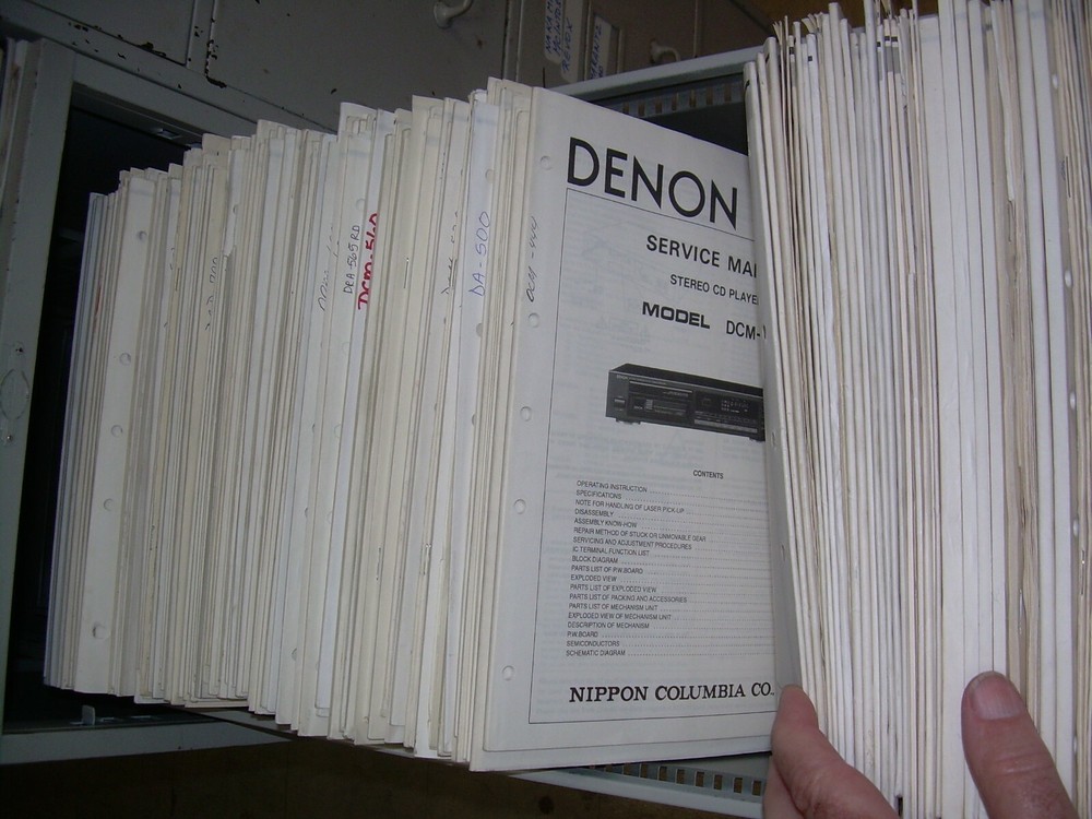 Denon Original Service Manual PMA-980R