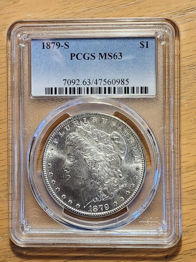 1879 S PCGS MS63 MORGAN 90% SILVER