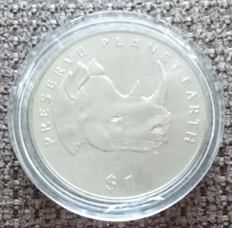 $1 PRESERVE PLANET EART ERITREA 1994