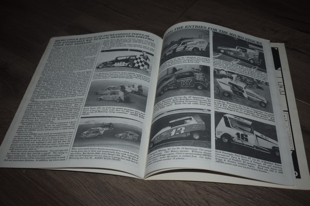 Pocono Raceway Philly Preview souvenir racing program 1989