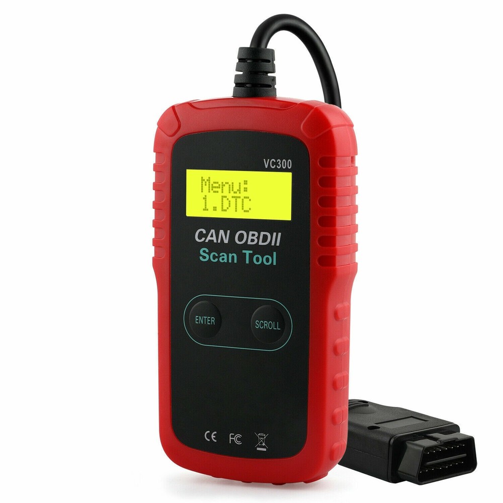 Jeep Wrangler Car Code Reader Diagnostic CAN OBDII Scan Tool Reset Fault VC3 US
