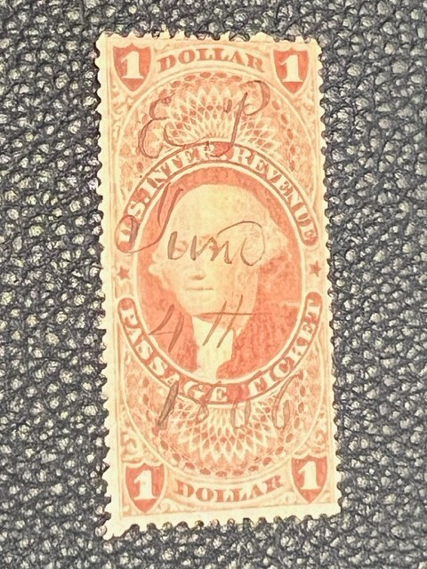 US Revenue stamp R74c