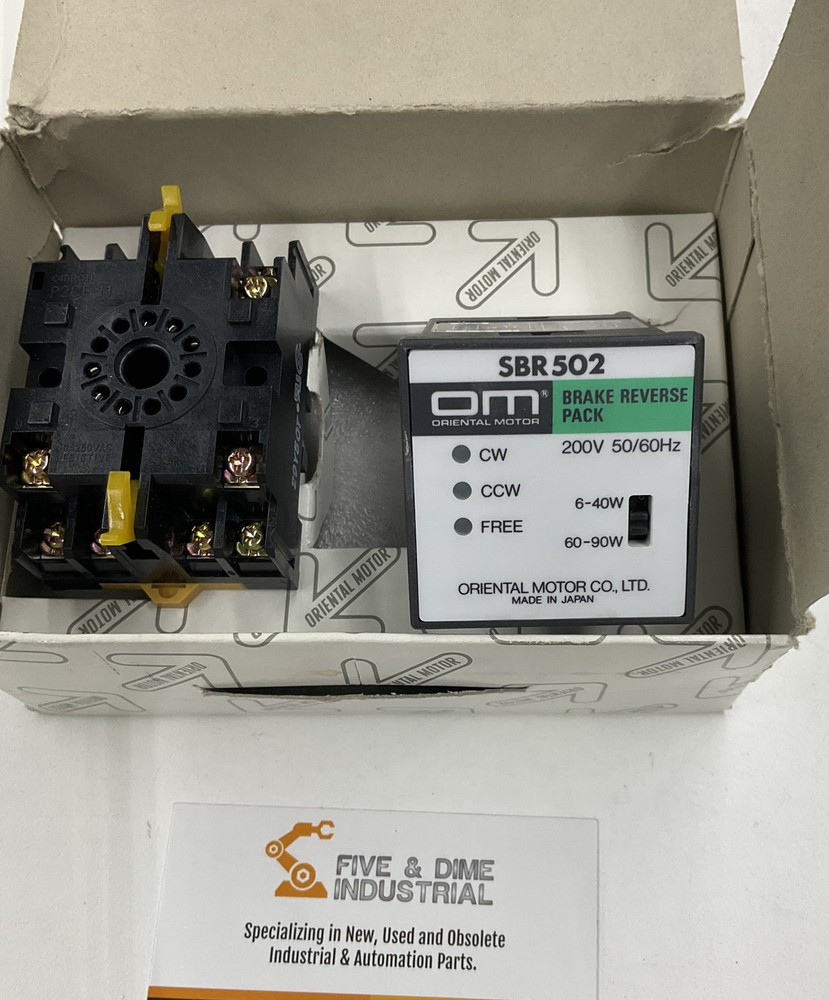 ORIENTAL MOTOR SBR502 New Brake Reverse Pack Controller (CL114)