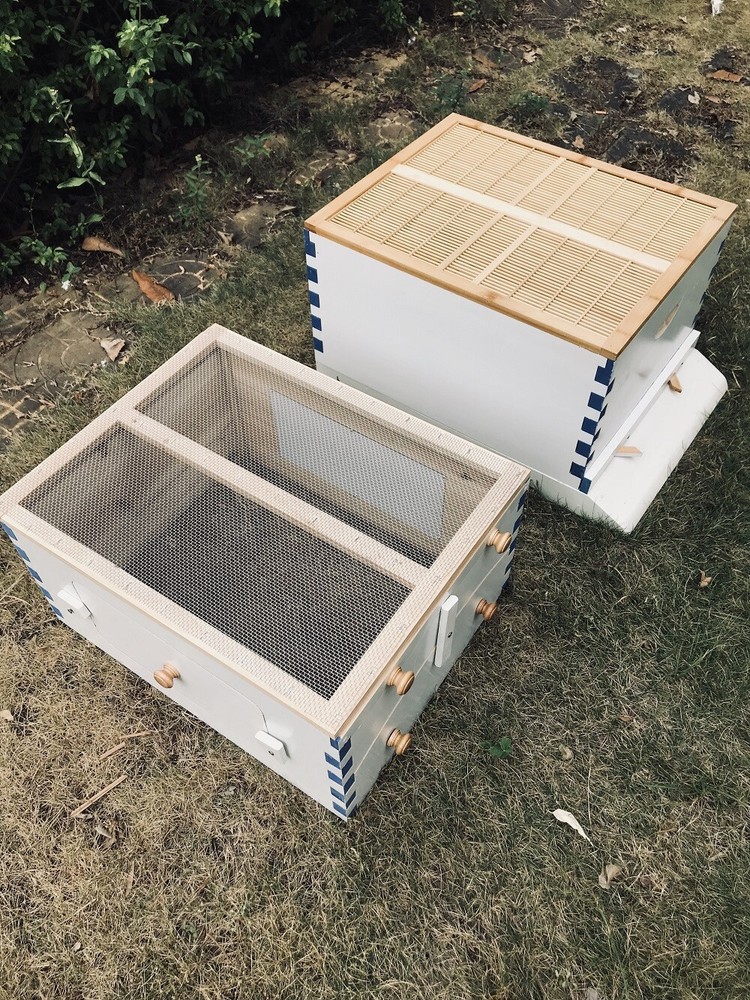 2026 Auto Bee Hives Beekeeping Starter Kit Bee Box + 7 Plastic Beekeeping Frames