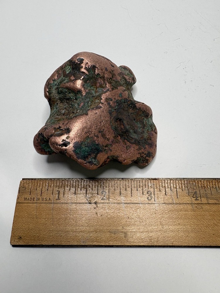 Pure Solid Native Michigan Float Copper Mineral Display Specimen Upper Peninsula