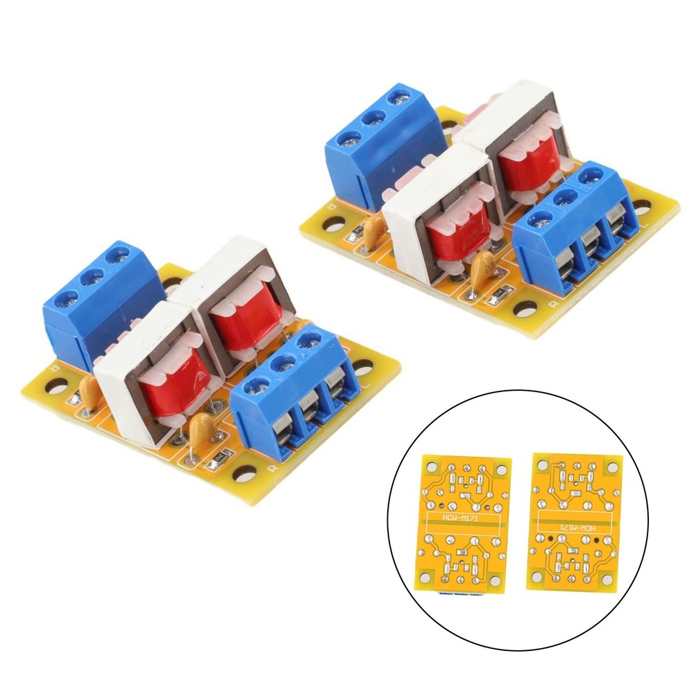 2pcs Audio Isolator Modules Noise Filter with Flexible Connection Options