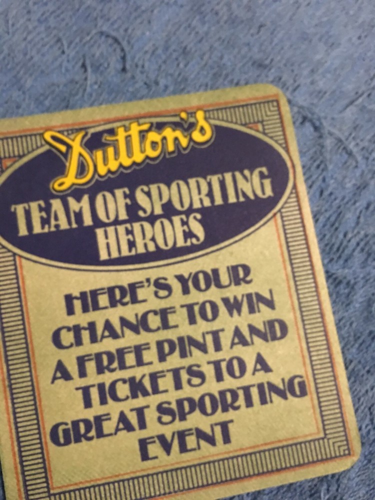 Dutton's beer Coaster