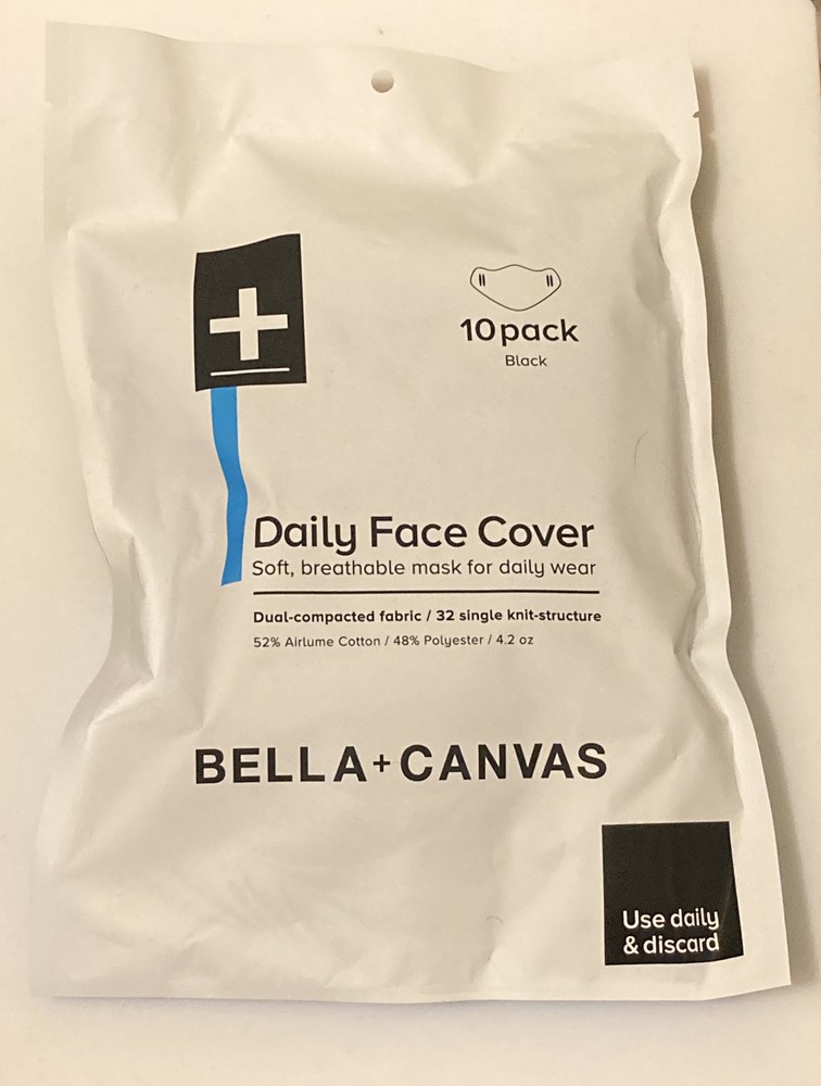 BELLA + CANVAS DAILY FACE COVER (10 Pack)