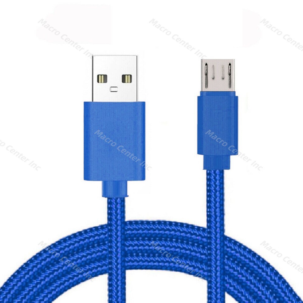 3/6/10Ft Micro USB Fast Charger Data Sync Cable Cord Samsung LG HTC Android
