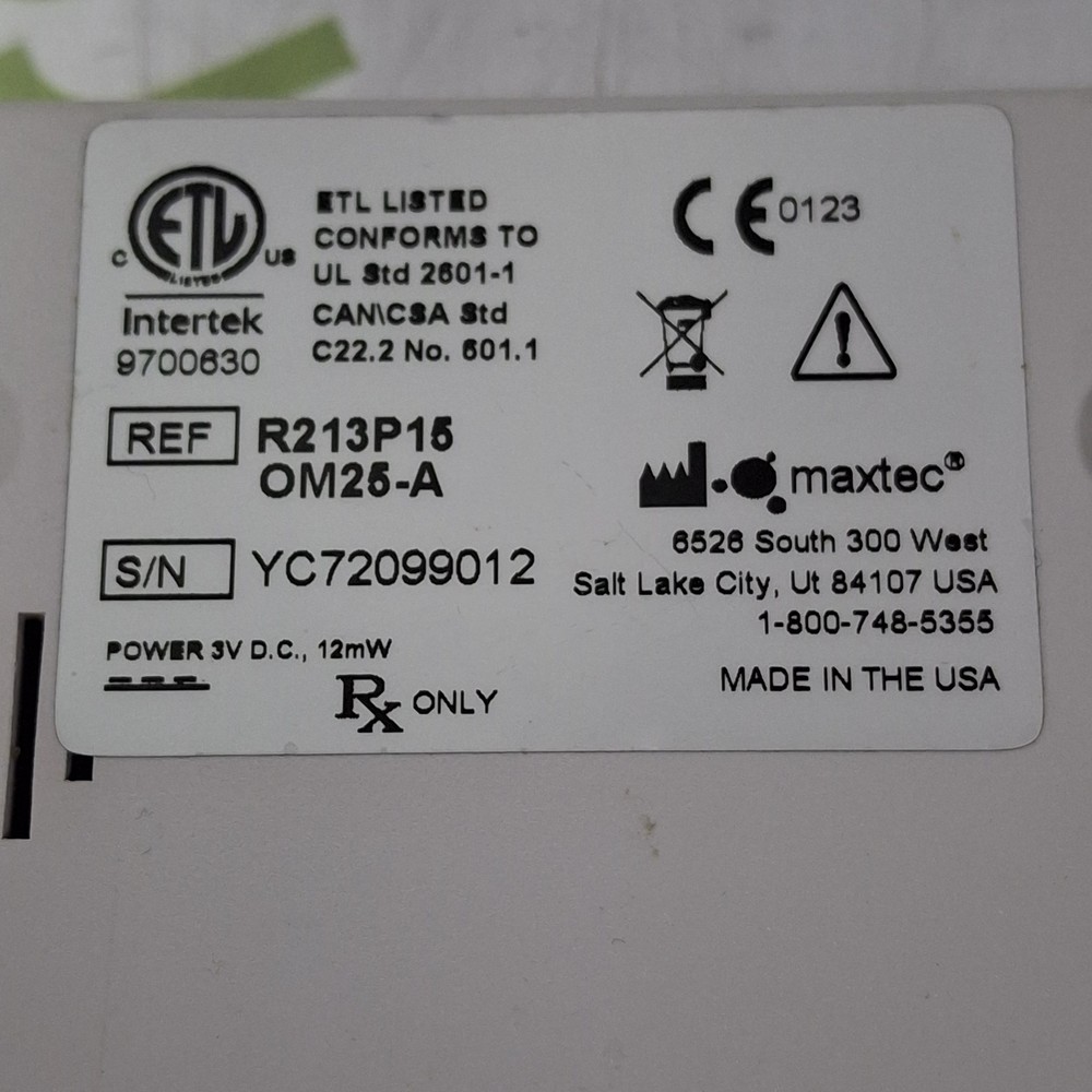 Maxtec, Inc. MaxO2 OM25-A Oxygen Analyzer
