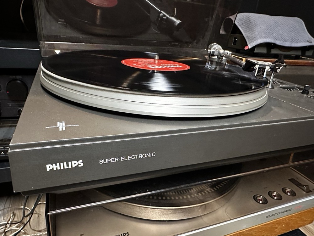 Philips Super-Electronic 877 Turntable - Tested/Working - Read Description