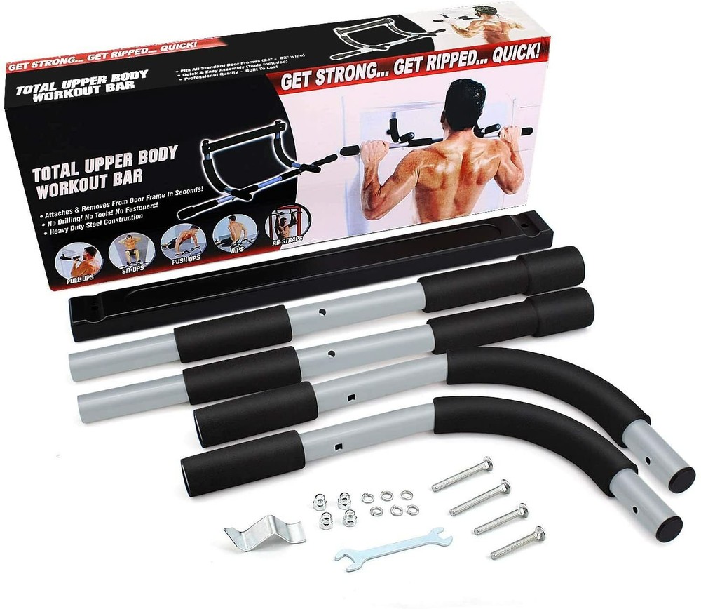 DOORWAY CHIN UP BAR PULL UP BAR SIT UP MULTI-FUNCTION HOME GYM