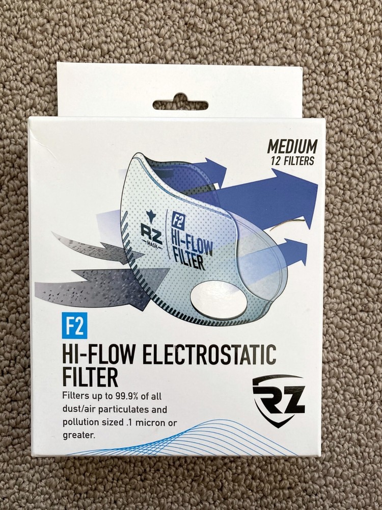 RZ Masks F2, F3 Multi-Purpose Replacement Active Carbon Filter Large & Medium