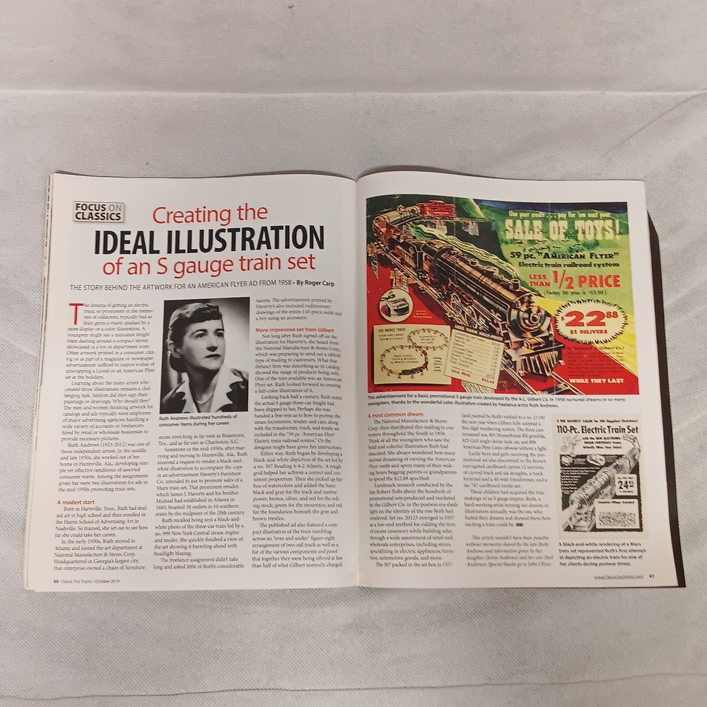 Classic Toy Trains Magazine October 2014