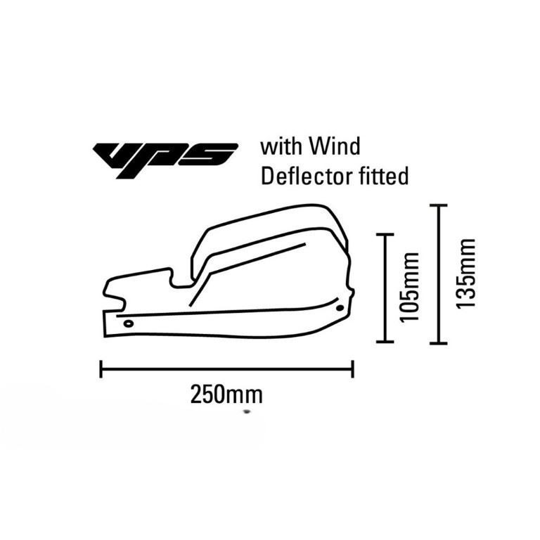 BarkBusters VPS Grey Handguard & Two Point Mount Honda CB650F 2014 - 2017