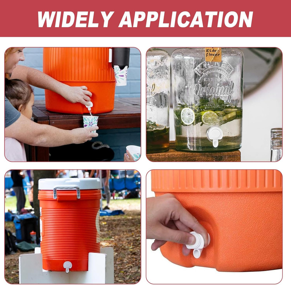 Push Button Water Spigot, Reusable Push Button Water Spigot - 5 Pack