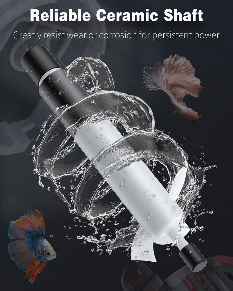 Pawfly Aquarium Wave Maker for Fish Tanks up to 150 2000GPH(Basic), White