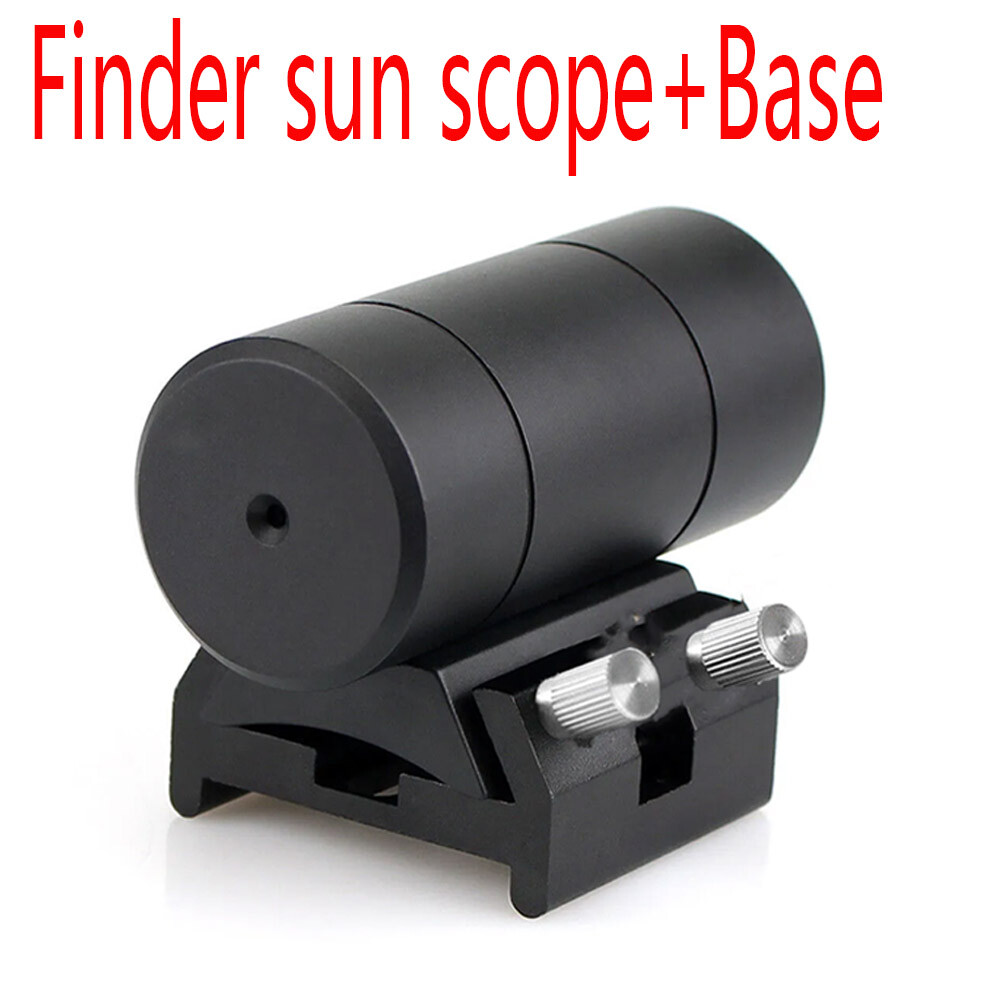 Telescope Solar Finder Scope & Base for Sun Positioning Solar Eclipse Observe