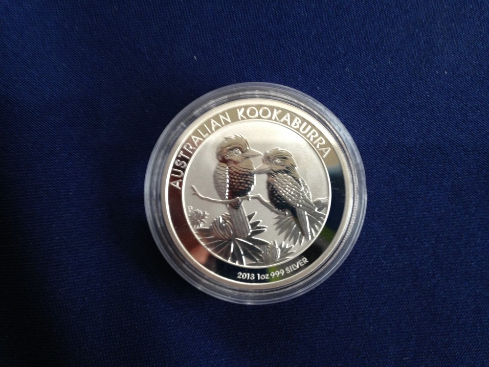 2013 Australia $1 Silver Koookaburra Gem BU One Ounce E5977