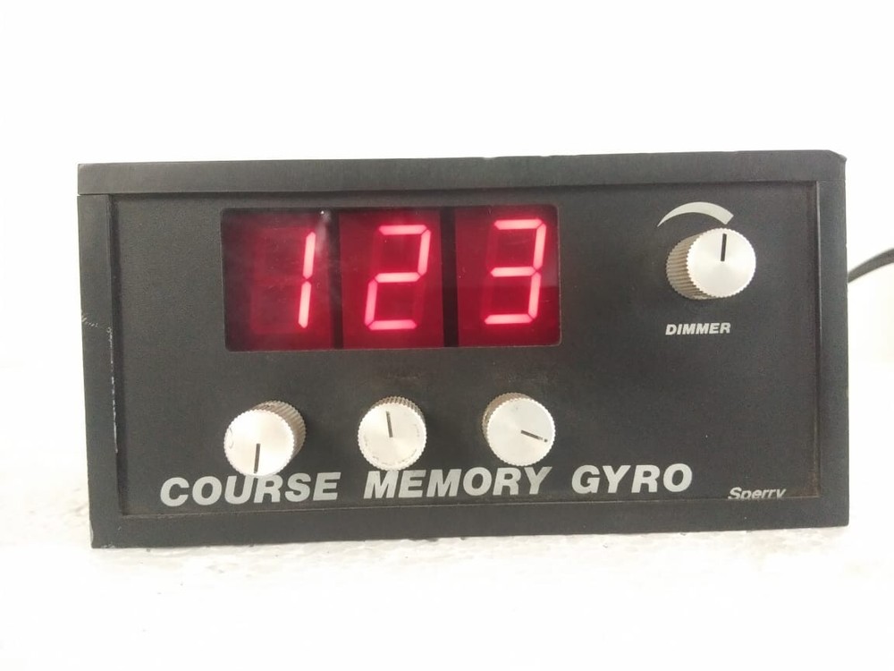 SPERRY COURSE MEMORY GYRO Input Power 24 VDC