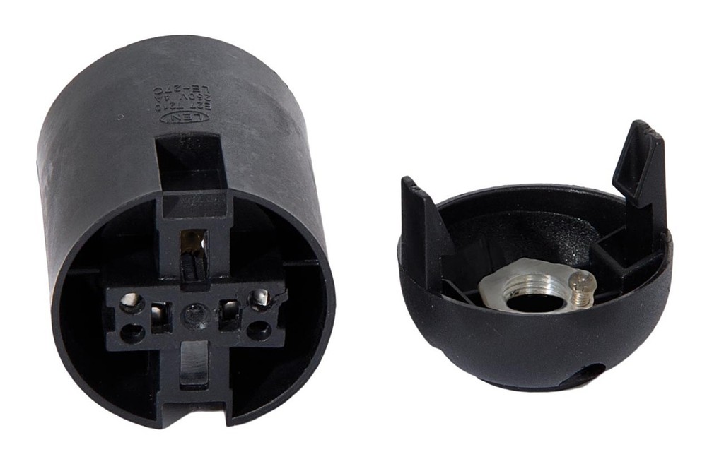 B&P Lamp Medium Base Keyless Phenolic Quick Connect Sockets